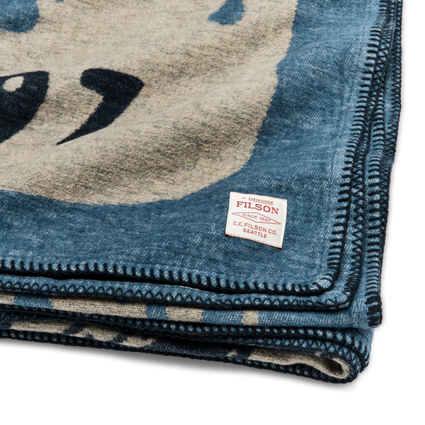 Filson Cotton Blanket Blue / Elk Woods