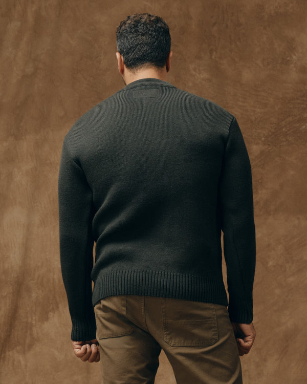 Filson Crewneck Guide Sweater Dark Timber