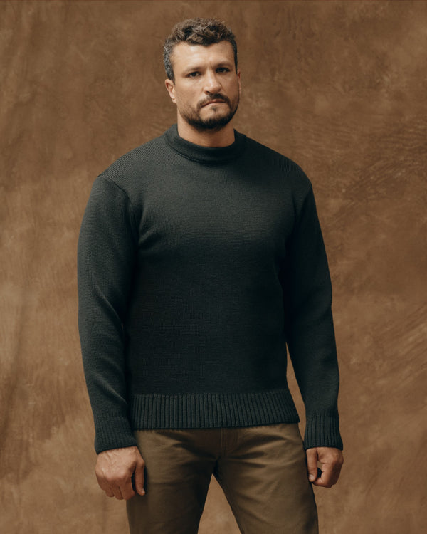 filson Crewneck Guide Sweater Dark Timber