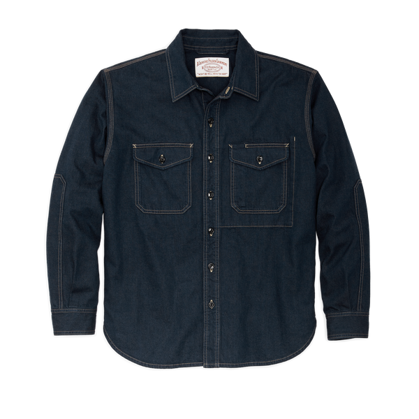 filson Denim Work Shirt Mid-wash Indigo