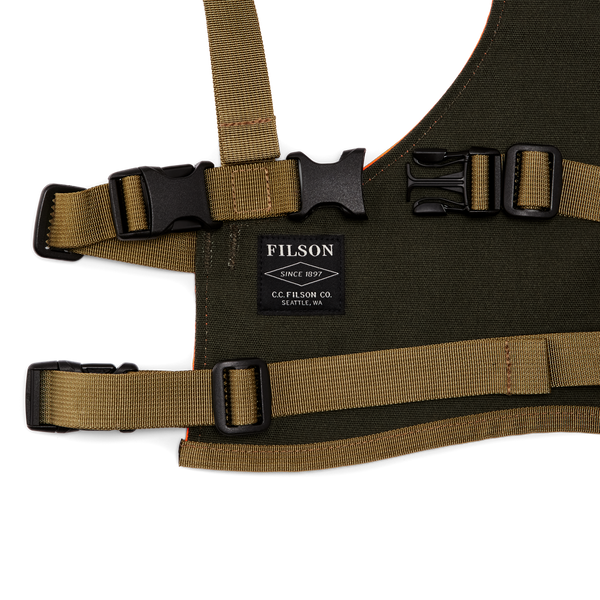 Filson Dog Chest Protector Blaze Orange