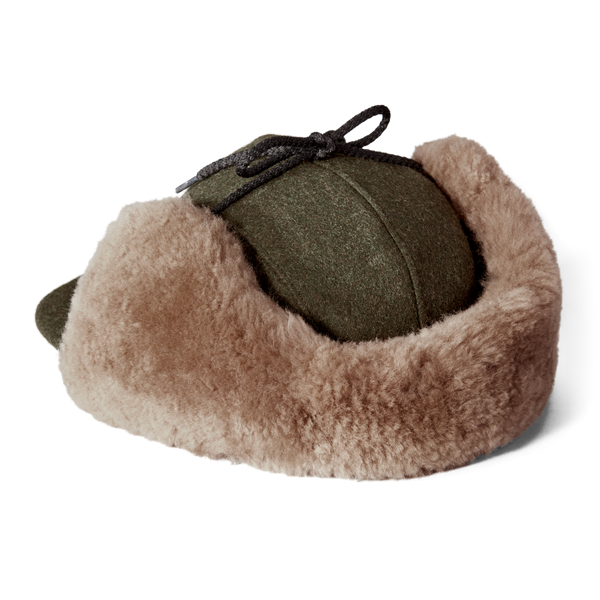 Filson Double Mackinaw Wool Cap Forest Green/acorn