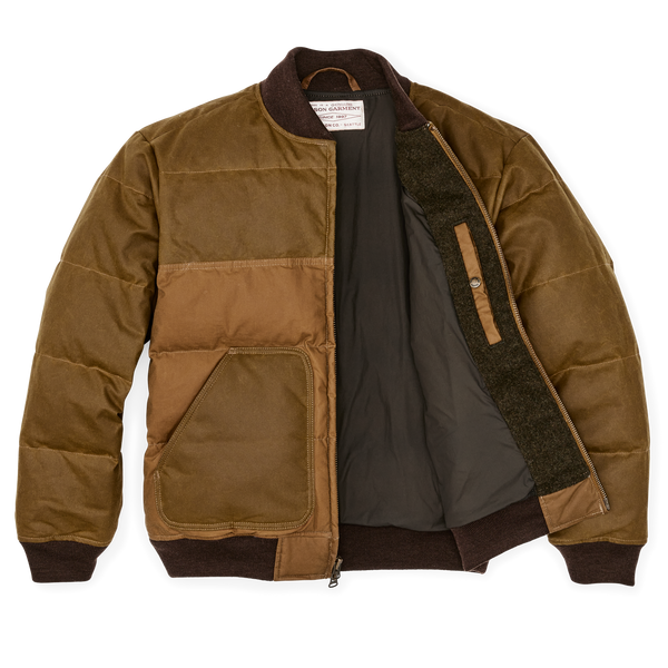 Filson Down Bomber Jacket Dark Tan