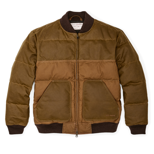 filson Down Bomber Jacket Dark Tan