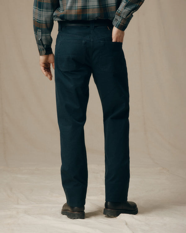 Filson Dry Tin Cloth 5-pocket Pants Blue Mussel
