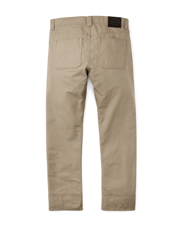 Filson Dry Tin Cloth 5-pocket Pants Gray Khaki