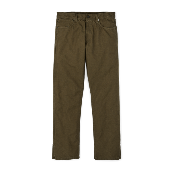 Filson Dry Tin Cloth 5-pocket Pants Marsh Olive