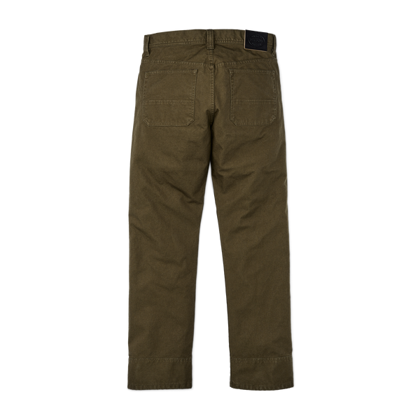 Filson Dry Tin Cloth 5-pocket Pants Marsh Olive