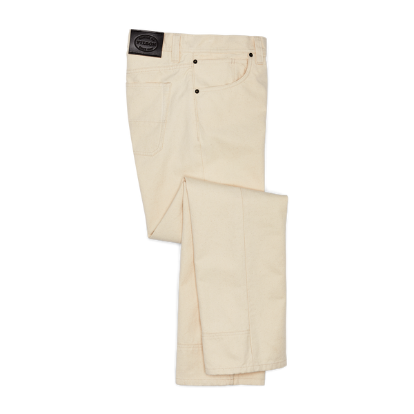 Filson Dry Tin Cloth 5-pocket Pants Natural Seed