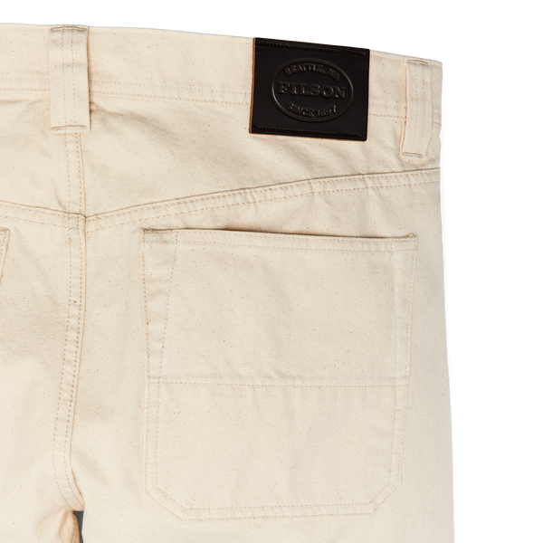 Filson Dry Tin Cloth 5-pocket Pants Natural Seed