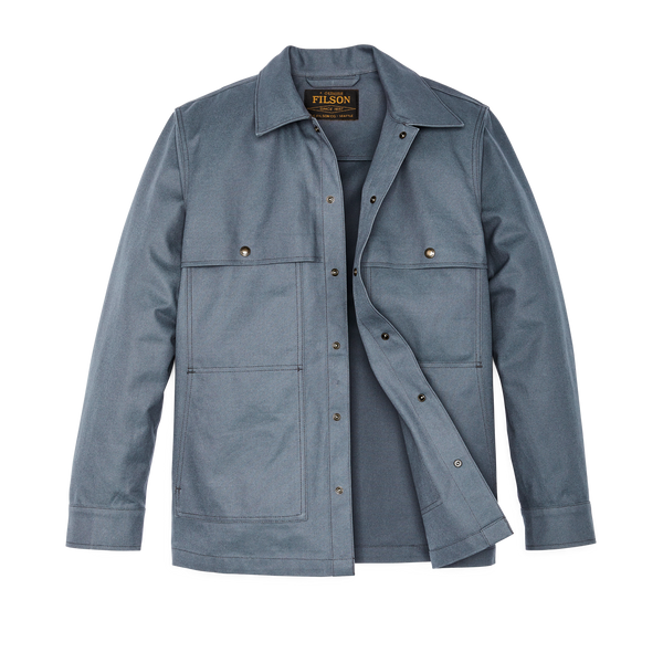 Filson Dry Tin Cloth Forester Jac-shirt Storm Blue