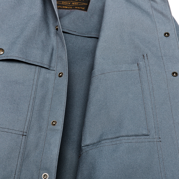 Filson Dry Tin Cloth Forester Jac-shirt Storm Blue