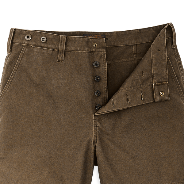 Filson Dry Tin Cloth Shorts Marsh Olive