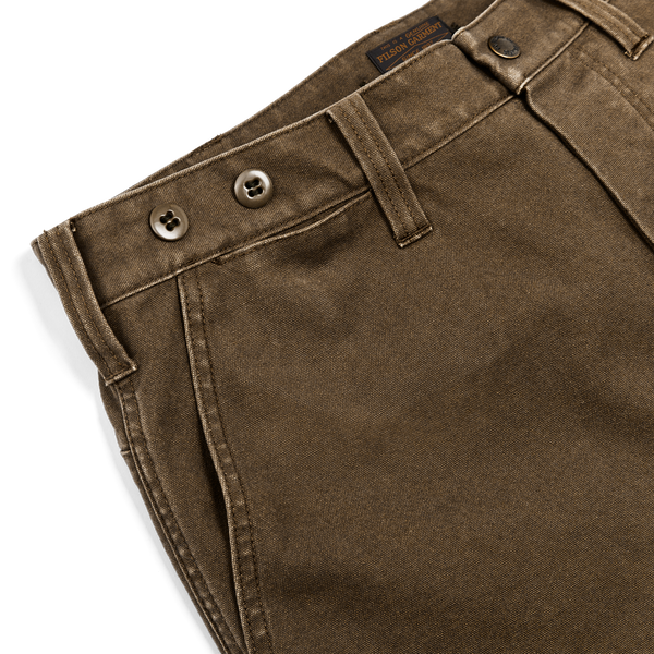 Filson Dry Tin Cloth Shorts Marsh Olive