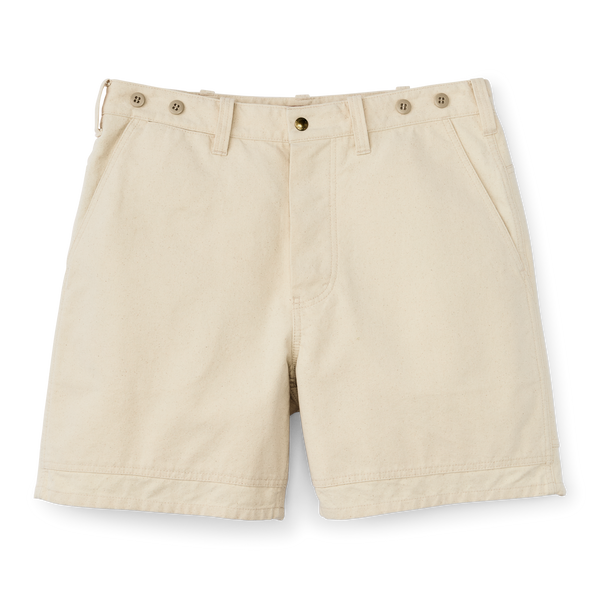 filson Dry Tin Cloth Shorts Natural Seed