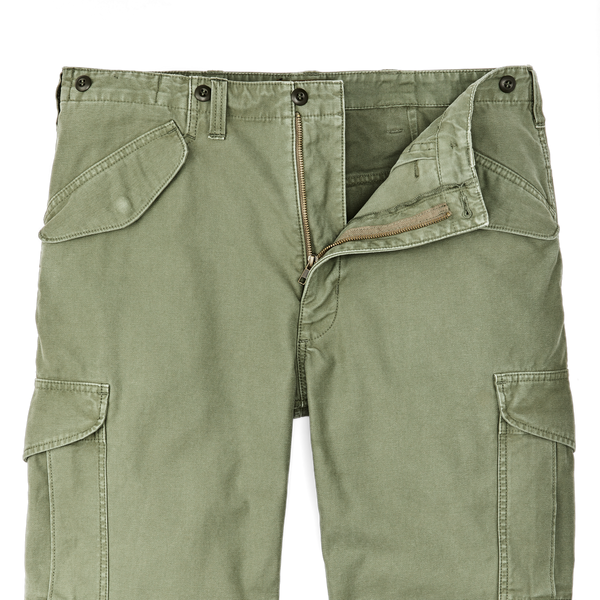 Filson Field Cargo Pants Washed Fatigue Green