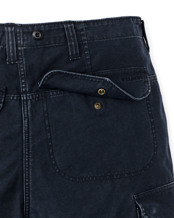 Filson Field Cargo Shorts Blue Mussel