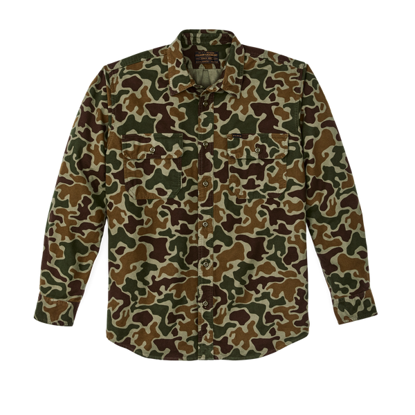 filson Field Flannel Shirt Frog Camo