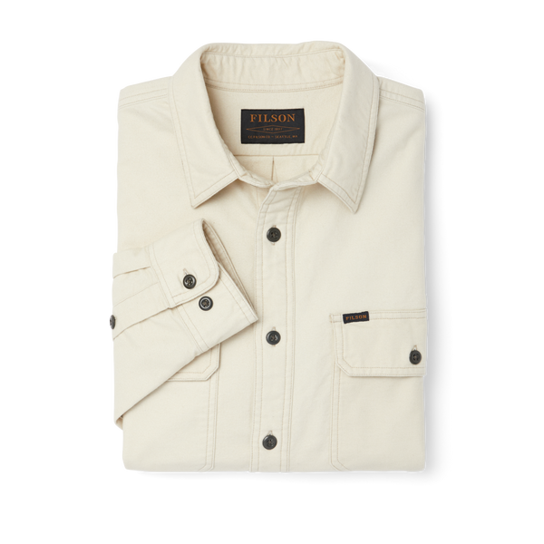 Filson Field Flannel Shirt Natural