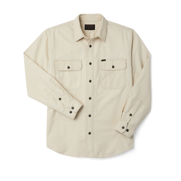 filson Field Flannel Shirt Natural