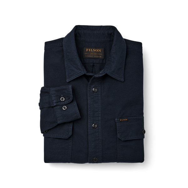Filson Field Flannel Shirt Night Blue