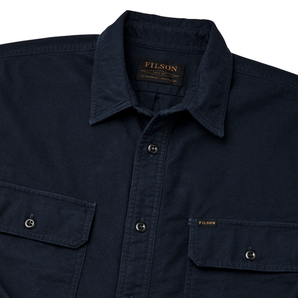 Filson Field Flannel Shirt Night Blue