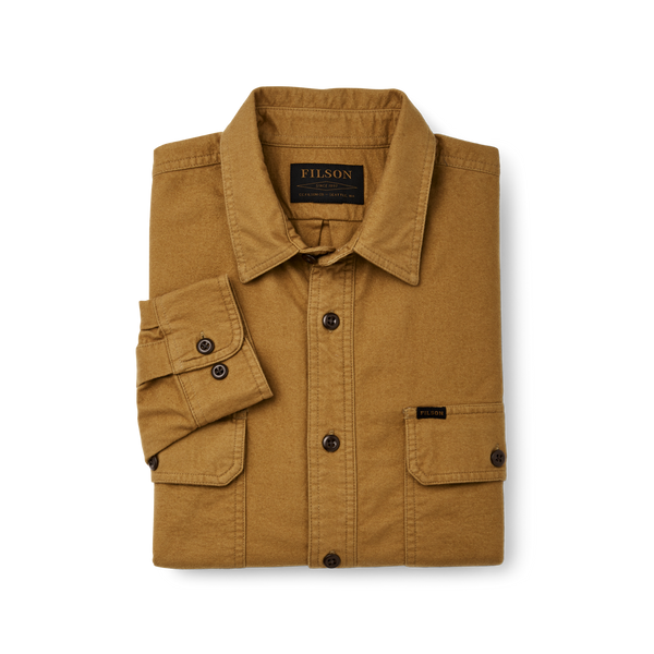 Filson Field Flannel Shirt Nubuck Tan