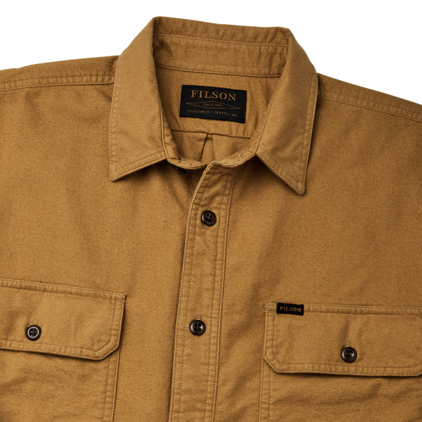 Filson Field Flannel Shirt Nubuck Tan