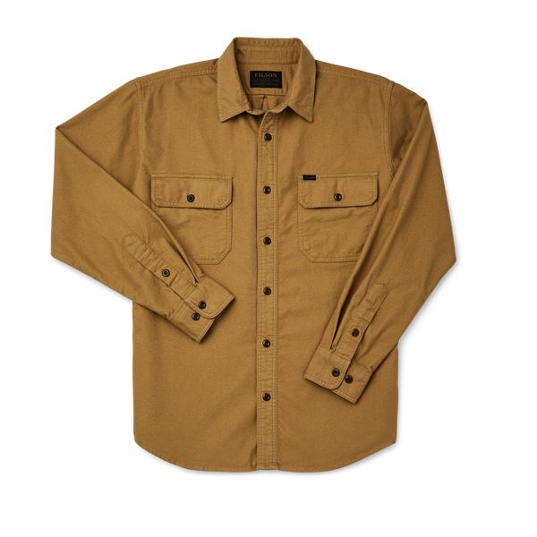 filson Field Flannel Shirt Nubuck Tan
