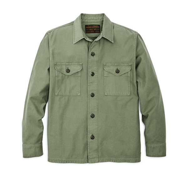 filson Field Jac-shirt Washed Fatigue Green