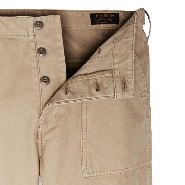 Filson Field Supply Pants Gray Khaki