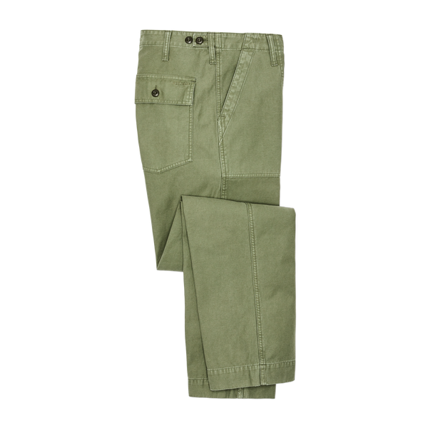 Filson Field Supply Pants Washed Fatigue Green