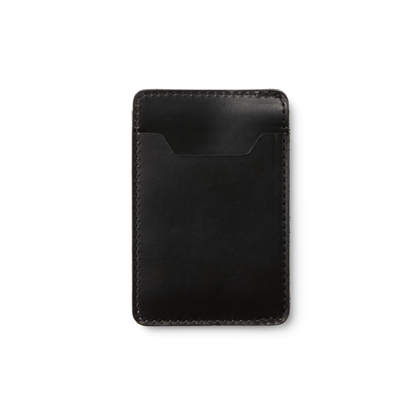 filson Filson Leather Card Case Black