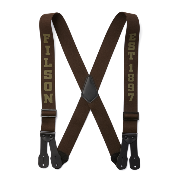 filson Filson Logger Suspenders Dark Brown