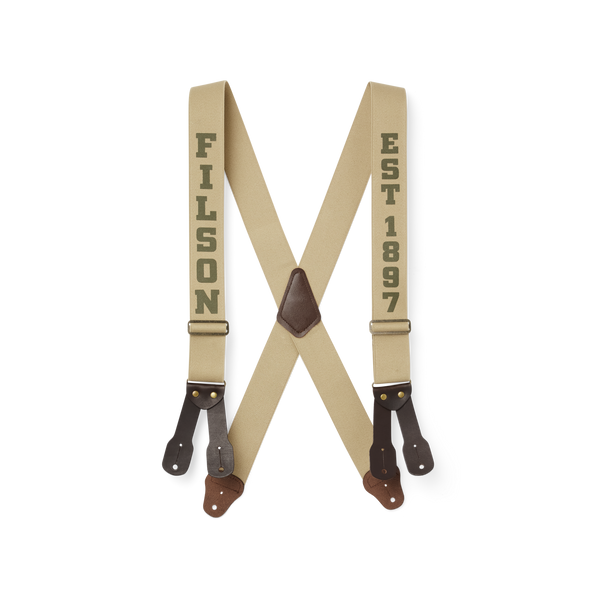 filson Filson Logger Suspenders Sand