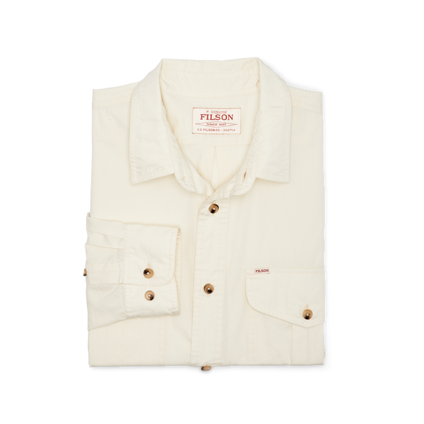 Filson Filson's Washed Feather Cloth Shirt Ivory