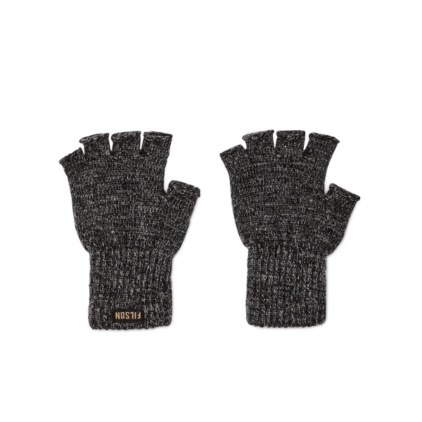 filson Fingerless Knit Gloves Charcoal