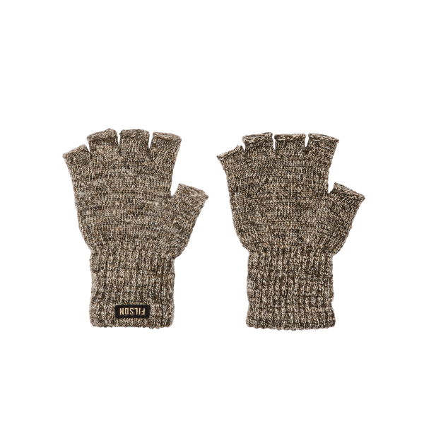 filson Fingerless Knit Gloves Root Heather