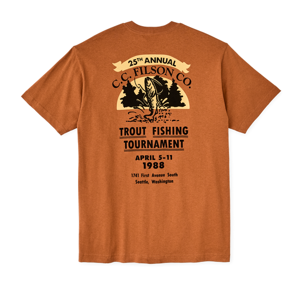 Filson Frontier Graphic T-shirt Bourbon / Tournament
