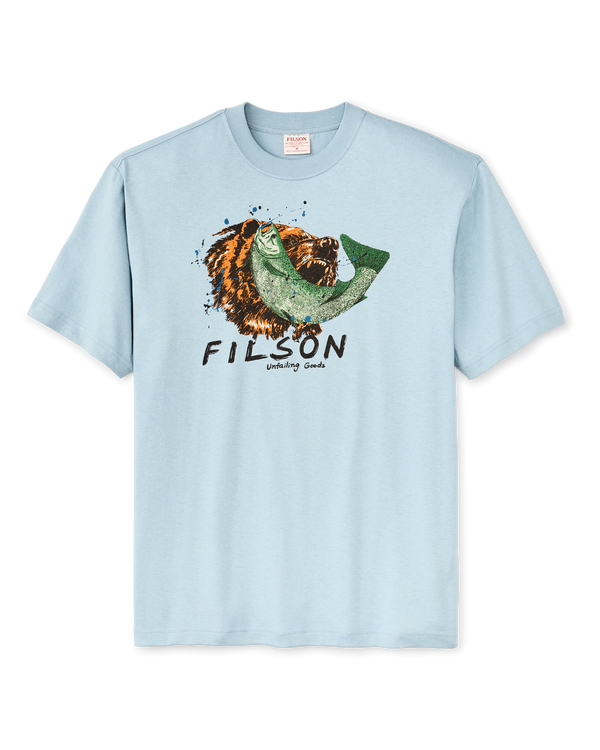 filson Frontier Graphic T-shirt Dust Blue / Dinner