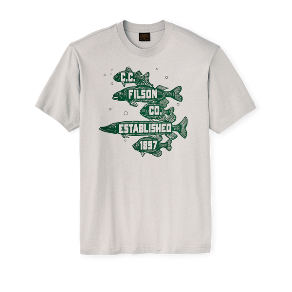 filson Frontier Graphic T-shirt Fog / Fish Stack