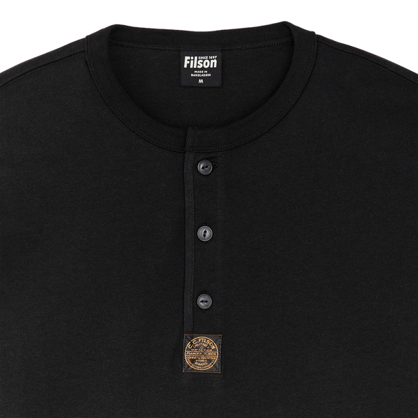 Filson Frontier Henley T-shirt Black