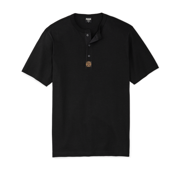 filson Frontier Henley T-shirt Black