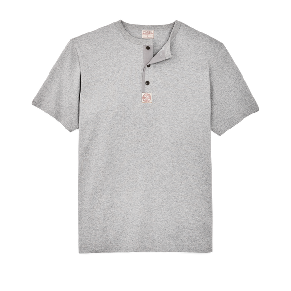filson Frontier Henley T-shirt Heather Gray