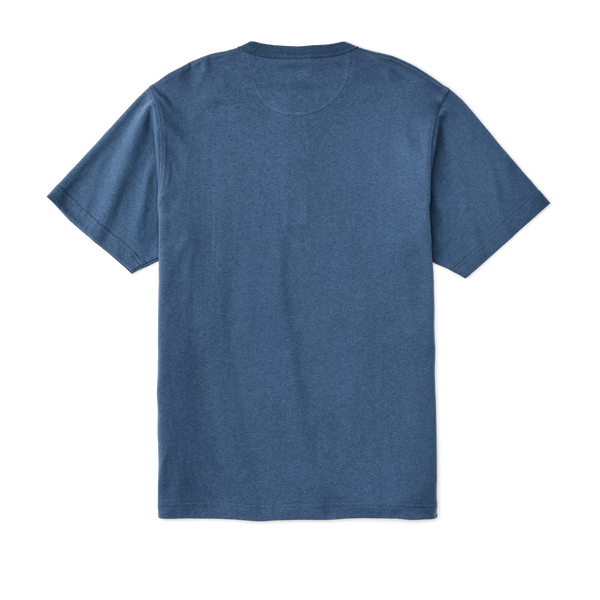 Filson Frontier Henley T-shirt Light Blue