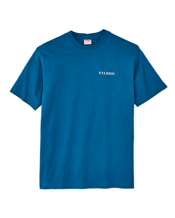 filson Frontier Logo T-shirt Sapphire / Scenic Mark