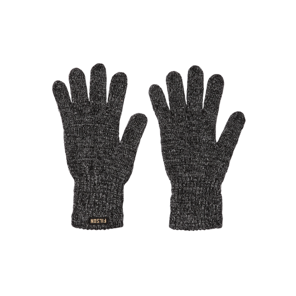 filson Full Finger Knit Gloves Charcoal