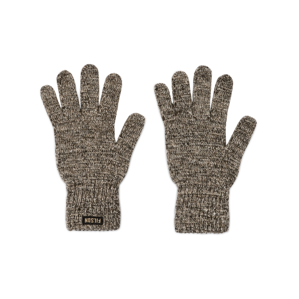 filson Full Finger Knit Gloves Root Heather