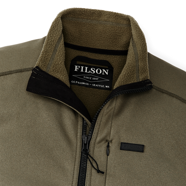 Filson Granite Spire Fleece Vest Field Olive