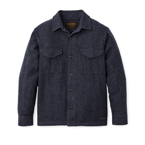 filson Heathered Wool Jac-shirt Blue Heather